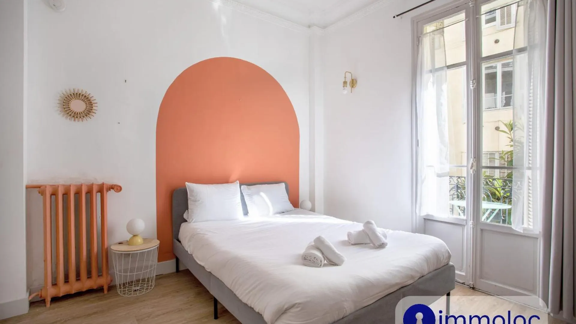 Charming Air-Conditioned Studio With Balcony Nice