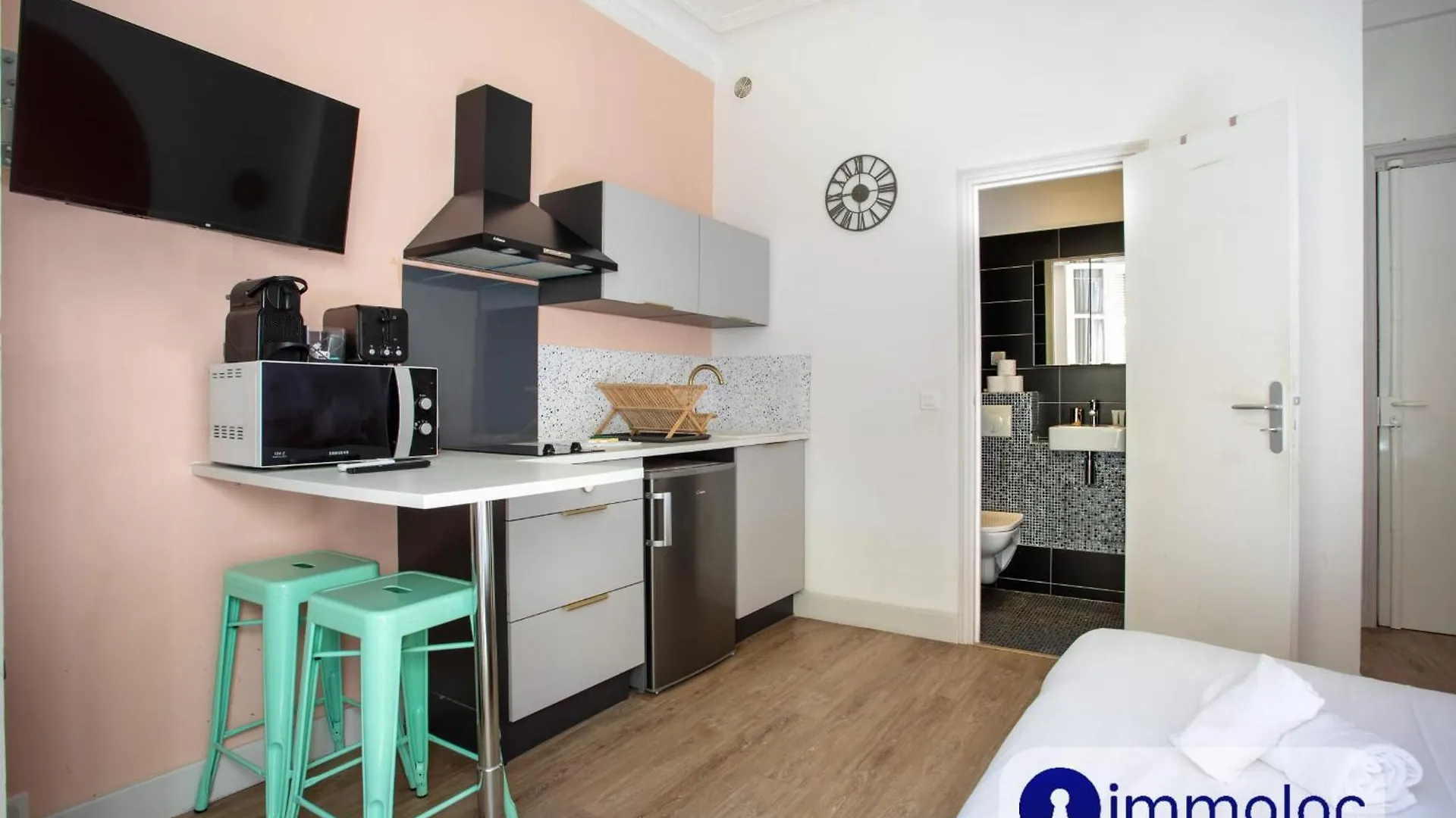Apartment Charming Air-Conditioned Studio With Balcony Nice