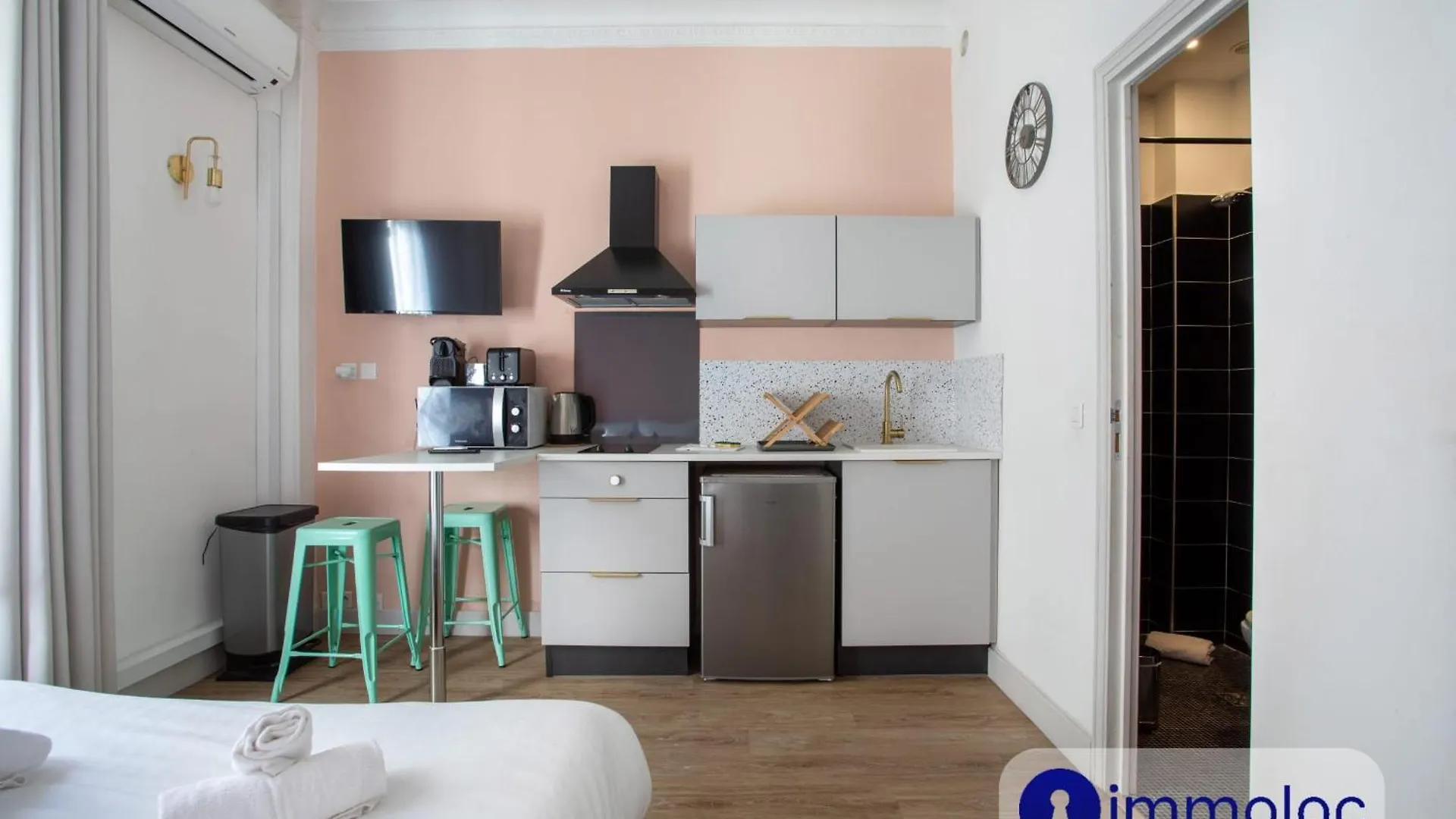 Apartment Charming Air-Conditioned Studio With Balcony Nice France