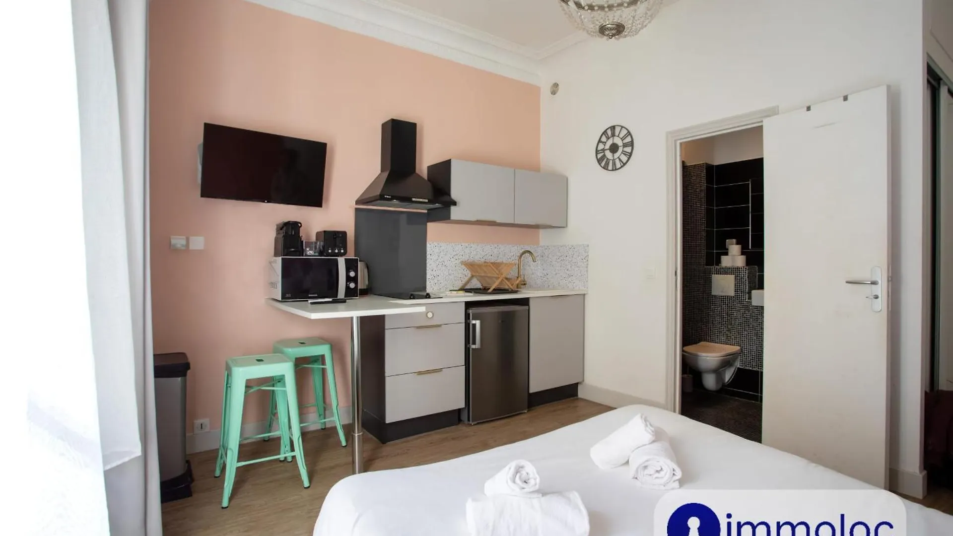 Charming Air-Conditioned Studio With Balcony Nice France